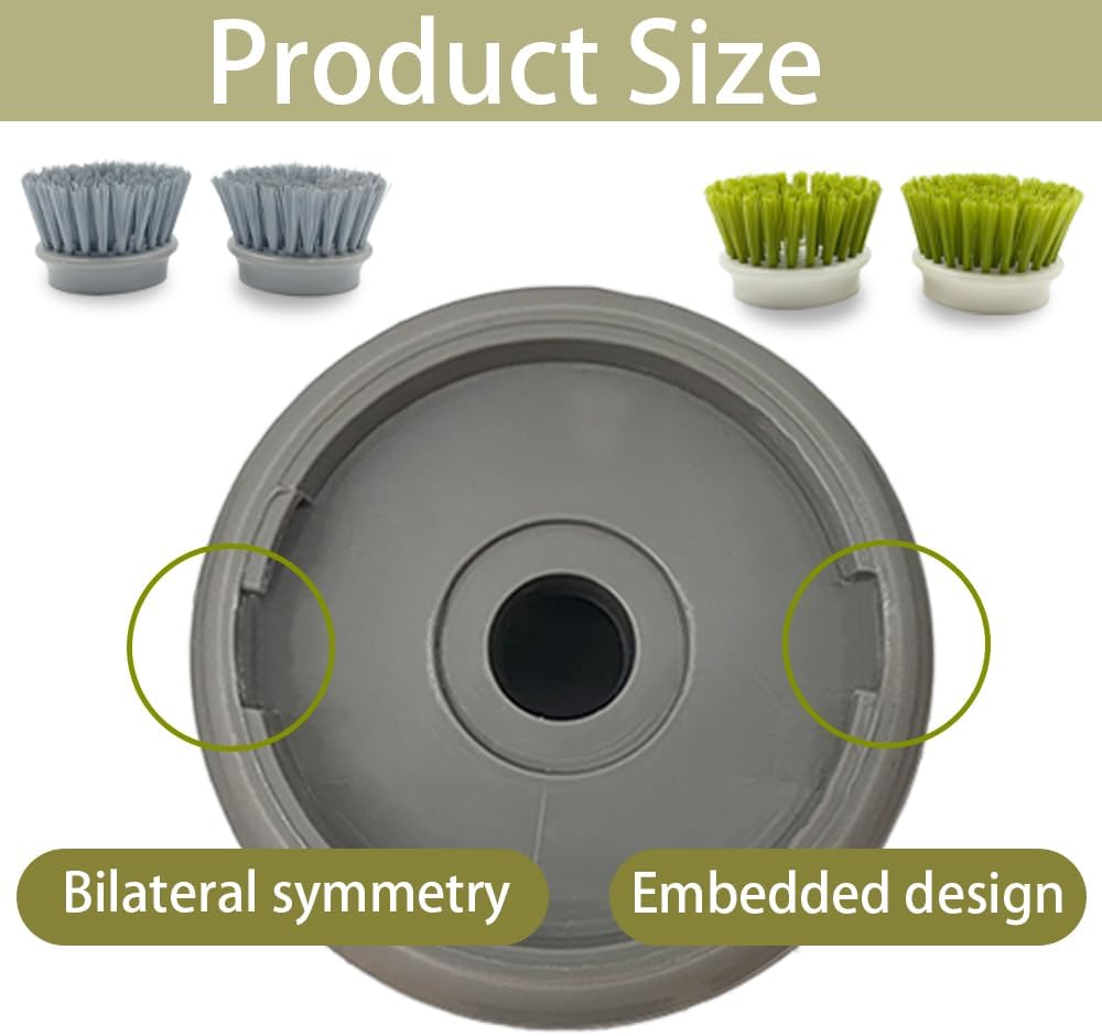Soap Dispenser Dish Brush Palm Brush Scrub Brush Equipped with Storage Bracket and Drainage Base,Easy to Clean Kitchen Utensils and Sink, Includes a Replaceable Brush(Green)