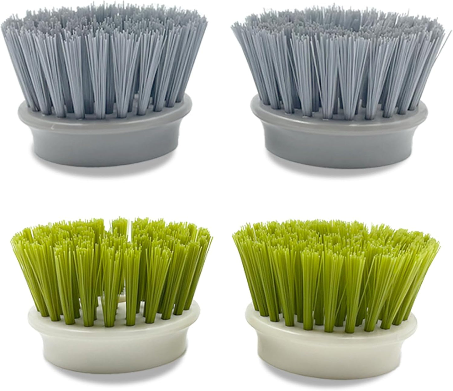 Soap Dispenser Dish Brush Palm Brush Scrub Brush Equipped with Storage Bracket and Drainage Base,Easy to Clean Kitchen Utensils and Sink, Includes a Replaceable Brush(Green)