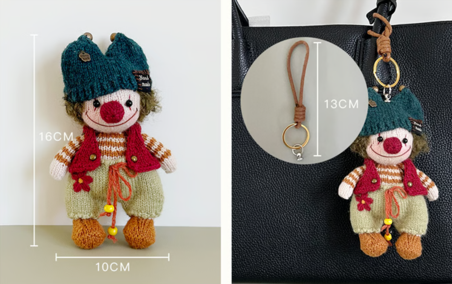 The Knitted Clown Family – Every Stitch Holds Warmth