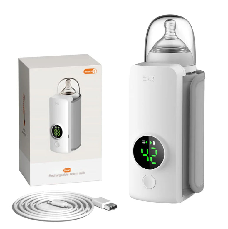 Portable Wireless Bottle Warmer – USB Rechargeable & Fast Heat 🔥🍼