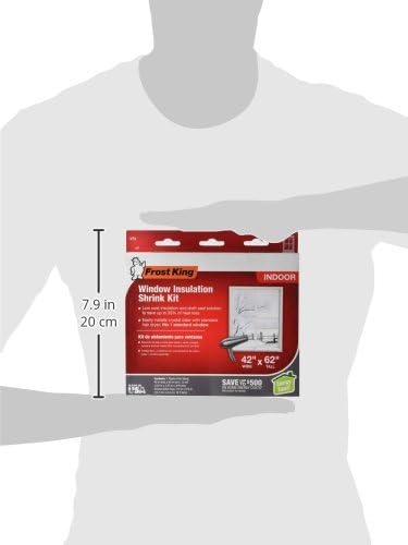 🏠 Warm Indoor Window Insulation Kit – Clear Shrink Film, 9-Pack