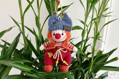 The Knitted Clown Family – Every Stitch Holds Warmth
