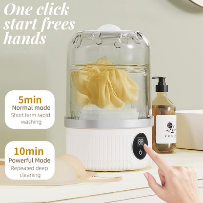 Cordless Mini Washer for Travel & Small Laundry 🧳