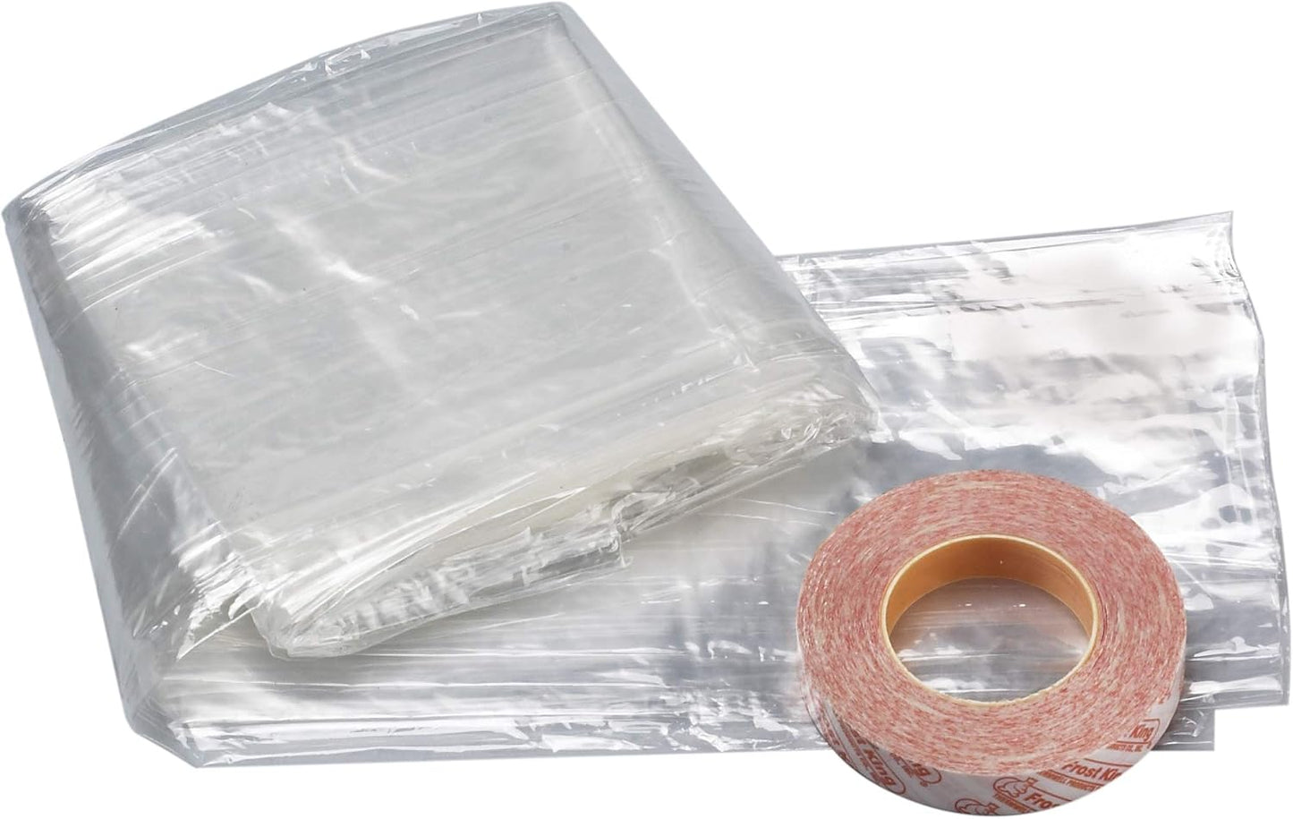 🏠 Warm Indoor Window Insulation Kit – Clear Shrink Film, 9-Pack
