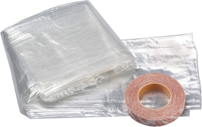 🏠 Warm Indoor Window Insulation Kit – Clear Shrink Film, 9-Pack