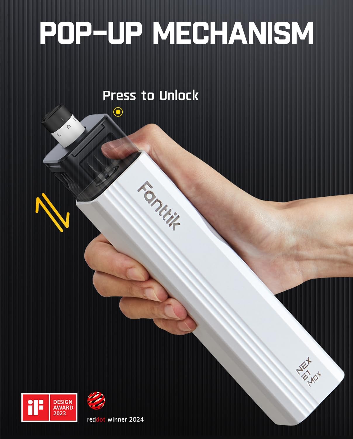 Fanttik E1 Max Electric Screwdriver, Mini Precision Screwdriver Set, 50 Magnetic Bits, Magnetic Storage, 5/32‘’Hex, Repair Tool Kit for Electronics Phone Camera Laptop Watch (Grey)