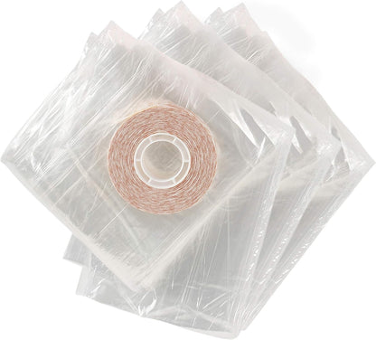 🏠 Warm Indoor Window Insulation Kit – Clear Shrink Film, 9-Pack