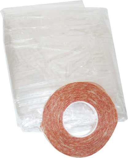 🏠 Warm Indoor Window Insulation Kit – Clear Shrink Film, 9-Pack