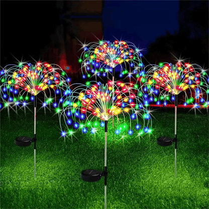 🎁Waterproof  Solar Garden Fireworks Lamp
